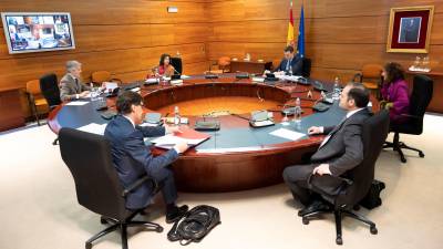 Imagen de la reunión de Ministros de este martes, Foto: EFE