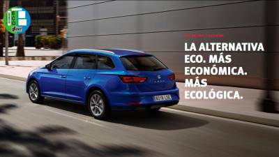 Imagen promocional del nuevo SEAT León TGI.