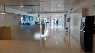 El interior del Hospital Joan XXIII. CEDIDA