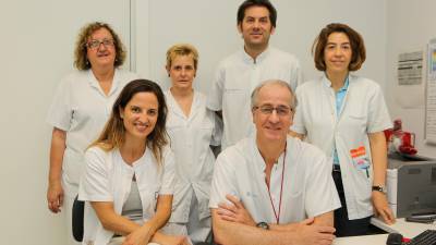 Imagen de los profesionales de la unidad de Dermatología del Hospital Sant Joan de Reus.