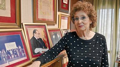 Maria Pilar Tous fue la primera procuradora de Reus y sigue trabajando a sus 80 años. FOTO: Alfredo González