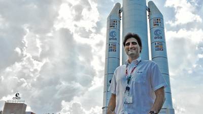 Ignasi Esteva trabaja en la NASA Europea desde la Guayana francesa. Foto: Cedida