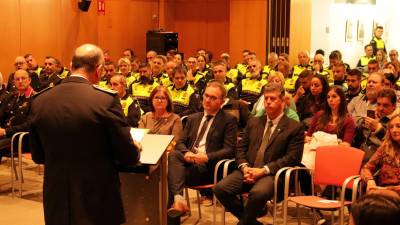 El cap de la Policia Local, Josep Muñoz, ha fet un repàs de l’últim informe d’indicadors d’activitat realitzat per la Conselleria d’Interior de la Generalitat. FOTO: Aj. Cambrils