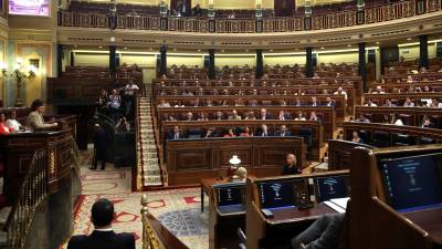 La sesión del Congreso del pasado 28 de agosto. Foto: EFE