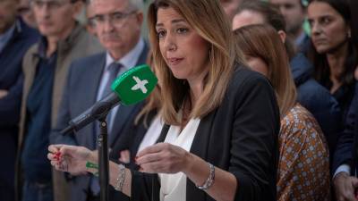 La presidenta andaluza en funciones y secretaria general del PSOE-A, Susana Díaz. FOTO: EFE