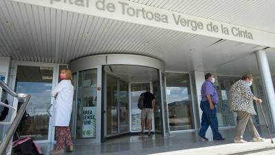 L’entrada general de l’Hospital de Tortosa Verge de la Cinta. FOTO: JOAN REVILLAS