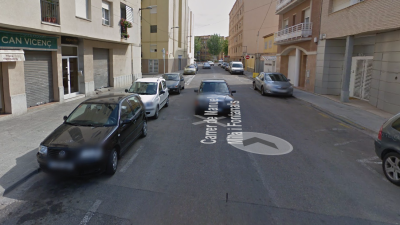 El incendio ocurrió en la calle Milà i Fontanals, en el barrio Fortuny.