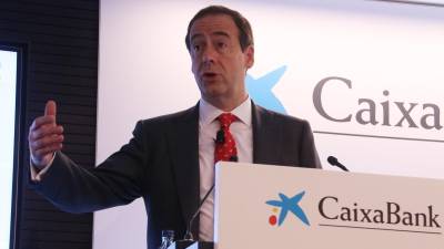 El consejero delegado de CaixaBank, Gonzalo Gortázar, espera una recuperación de la demanda hipotecaria en España.foto: acn