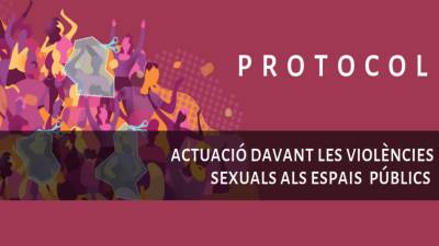 Presentació del Protocol per l'abordatge dels violències sexuals en espais festius. Foto: Cedida