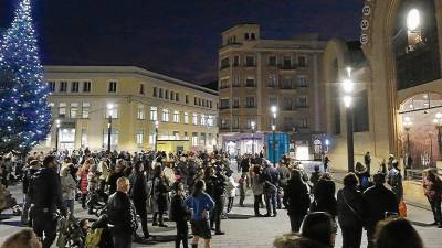 El carillón de la Plaça Corsini será uno de los protagonistas de la fiesta popular que dará la bienvenida al 2019. FOTO: PERE FERRÉ