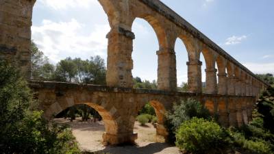 Pont del Diable, en Tarragona, declarado por la Unesco Patrimonio de la Humanidad. FOTO: DT