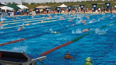 La piscina Sylvia Fontana, abarrotada de nadadores. FOTO: Patronat d’Esports de Tarragona