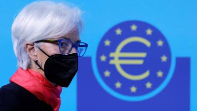 La presidenta del Banco Central Europeo, Christine Lagarde, reiteró que es poco probable que este año haya subidas de tipos. foto: efe