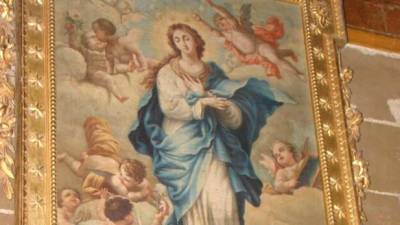 Pintura de la Immaculada de la Diputació d'Osca.