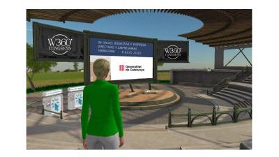 Imatge virtual del Congrès en la seva versió 3D a l’Amfiteatre de Tarragona