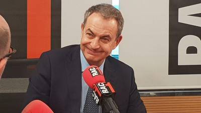 Rodríguez Zapatero entrevistado por Jordi Basté en RAC1.
