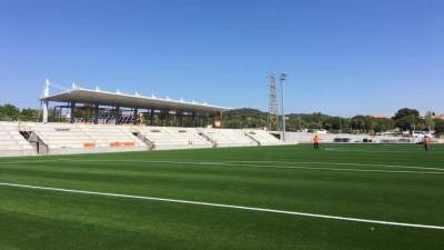 El nuevo campo de fútbol Juan Ríos de Calafell.