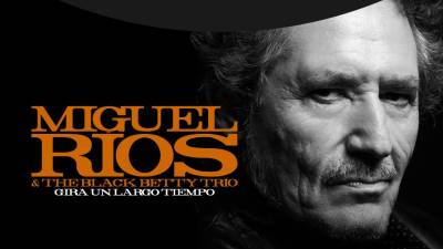 Imagen promocional del concierto de Miguel Ríos. Cedida
