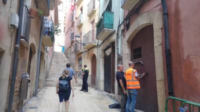 Los hechos han tenido lugar en la calle Les Escales d'Arbós, en la Part Alta. FOTO: Núria Riu