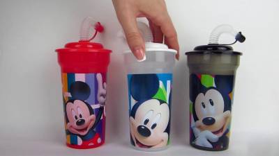 Los vasos con pajita tienen los días contados en los parques de Disney. FOTO: efe