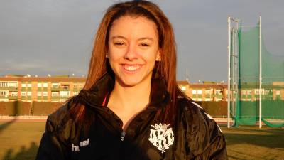 Laura Centella, atleta del Club Gimnàstic