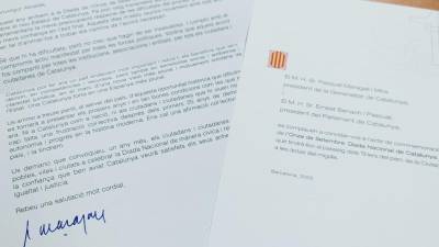 La carta i la invitació del Govern rebudes amb quinze anys de retard per l'Ajuntament dels Guiamets. ACN
