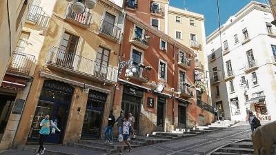 En la Part Alta de Tarragona hay unos 180 pisos turísticos. FOTO: Pere Ferré/DT