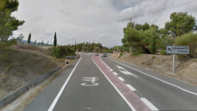 L'accident ha tingut lloc a la C-44, que va de Tivissa a l'Hospitalet de l'Infant. Foto: Google Maps