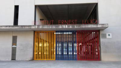 El instituto Ernest Lluch de Cunit.