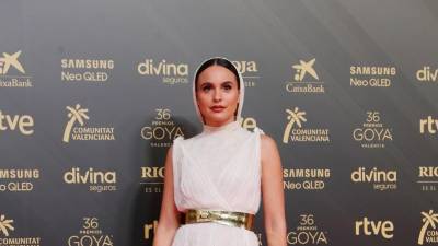 La actriz Verónica Echegui en los Goya 2022. Foto: EFE