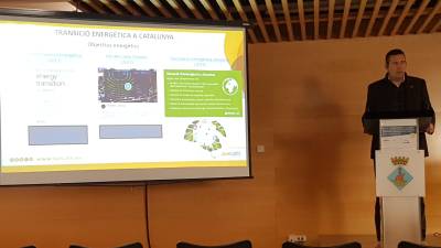 Marc Segura, CEO de Solcam, ofreció una de las conferencias sobre sostenibilidad. FOTO: FABIÁN ACIDRES