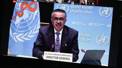 Tedros Adhanom, director general de la Organización Mundial de la Salut (OMS).