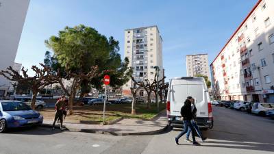 Los hechos tuvieron lugar en esta zona del barrio de Sant Pere i Sant Pau. FOTO: PERE FERRÉ/DT