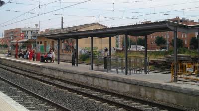 La estación de El Vendrell.