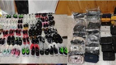 Algunas de las prendas falsificadas. Foto: Guardia Civil