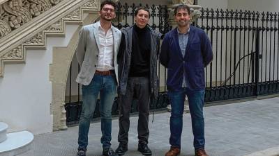 Desde la izquierda, Ismael Ávila, Vicenç Pascual y Albert Fabregat. Foto: Cedida