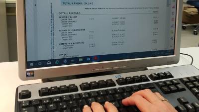 En la Oficina Virtual también hay la posibilidad de consultar en línea la información del contador del usuario. Foto: Cedida