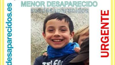 Imagen del niño desaparecido de Níjar. foto: cedida