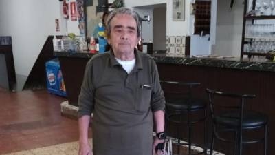 Bonifacio Rubio (71 años), en La Pobla de Montornès. FOTO: DT