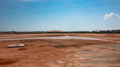 Los terrenos donde irá ubicada la Ciudad Deportiva del Nàstic. Foto: Àngel Ullate