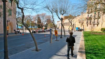 Los hechos ocurrieron en el Passeig de Sant Antoni. Foto: L.M./DT