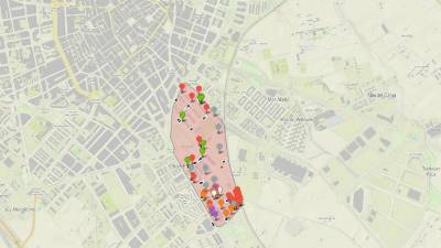 El mapa interactivo lo ha puesto en marcha la Associació de Veïns de Mas Iglesias. Foto: Instamaps