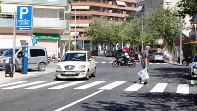 Los coches ya pueden circular con normalidad por el tramo de la Rambla entre la calle Drassanes y el Club Nàutic. Foto: Pere Ferré