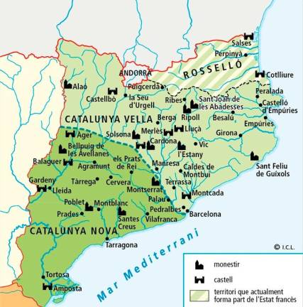 Les diferències entre la Catalunya Vella i la Nova són significatives en molts àmbits. El Camp de Tarragona, les Terres de l’Ebre i la majoria de comarques de Ponent pertanyen a la Catalunya Nova. Foto: @icl