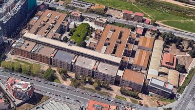 Foto aérea de Tabacalera en Tarragona. 65.000 m2. Foto: Cedida