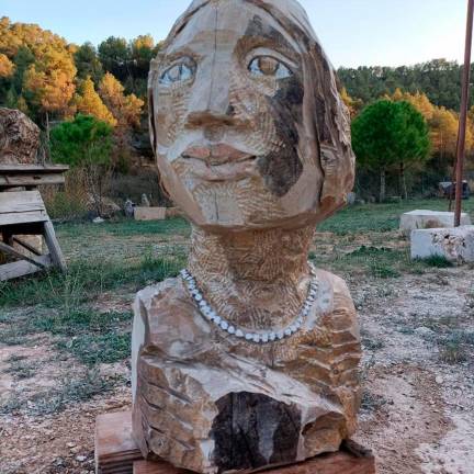 Obra de la escultora Marta Pruna. Foto: Institut d’Estudis Vallencs