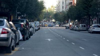 Los sucesos tuvieron lugar en la calle Prat de la Riba. Foto: Lluís Milián/DT