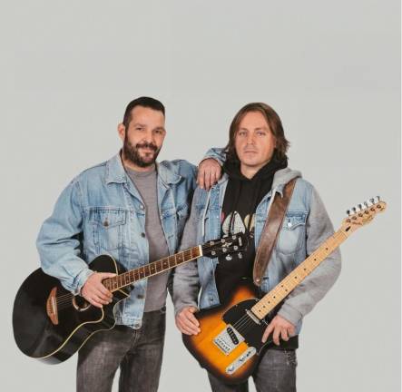 Los músicos Tony Sanahuja y Patrick Navarro. Foto: Fortuny Fotografia