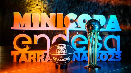 El trofeo de la Minicopa Endesa. Foto: ACB