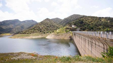 Pantà de Siurana aquest mes de maig de 2025. Foto: Alba Mariné